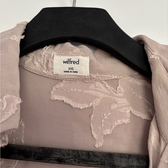 Wilfred Sheer Floral Embroidered Button-Up - Picture 2 of 2